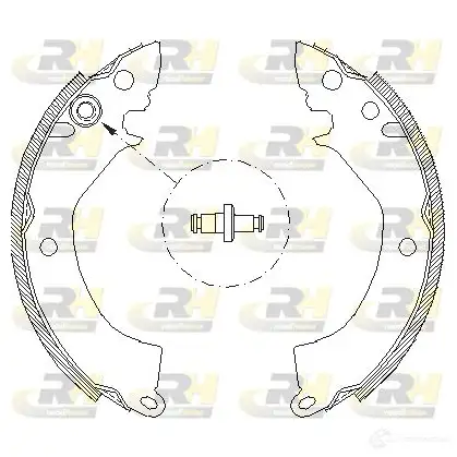 Тормозные колодки ROADHOUSE 4157.00 ZSX415 700 1460045 NAQZSG