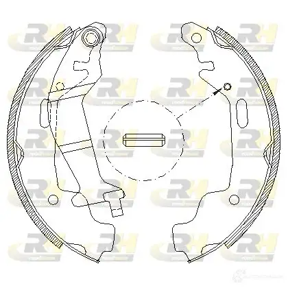 Тормозные колодки ROADHOUSE 4145.00 2UUPKHV 1460030 ZS X414500
