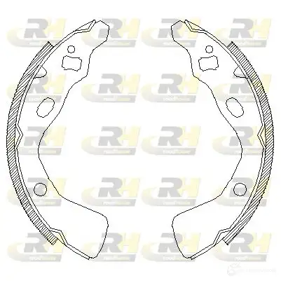Тормозные колодки ROADHOUSE ZSX43820 0 1460268 OTQVZR 4382.00