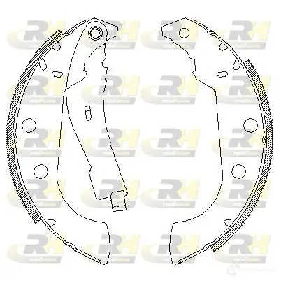 Тормозные колодки ROADHOUSE 1460018 Z SX413501 7QW8H 4135.01 изображение 0