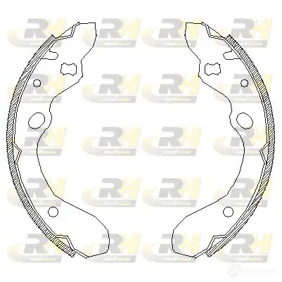 Тормозные колодки ROADHOUSE 50K4B8I 1460365 4643.00 Z SX464300