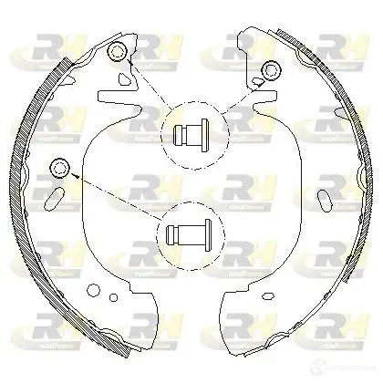 Тормозные колодки ROADHOUSE 1460192 ZSX43 0600 CNHHZAF 4306.00 изображение 0