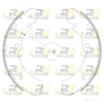Тормозные колодки ROADHOUSE R92KRR 1460118 4216.00 ZSX4 21600