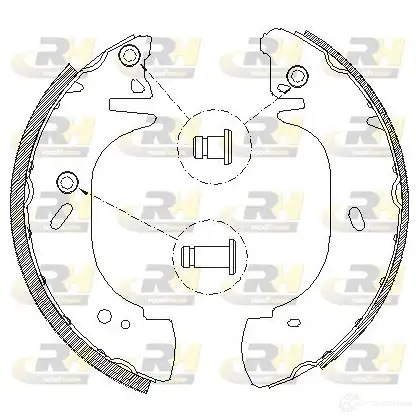 Тормозные колодки ROADHOUSE 4306.01 DGKQF3 1460193 ZSX4306 01