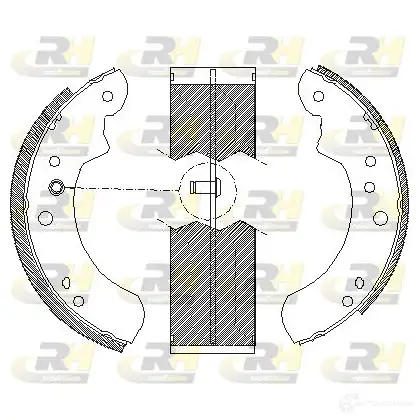 Тормозные колодки ROADHOUSE ZSX 411201 WASMQHA 1459992 4112.01