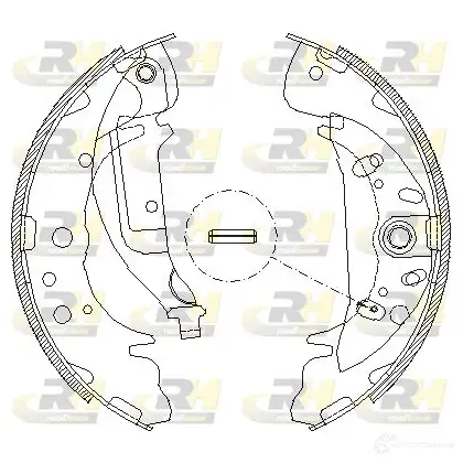 Тормозные колодки ROADHOUSE 4089.03 ZSX40 8903 1459959 1HZY4OA