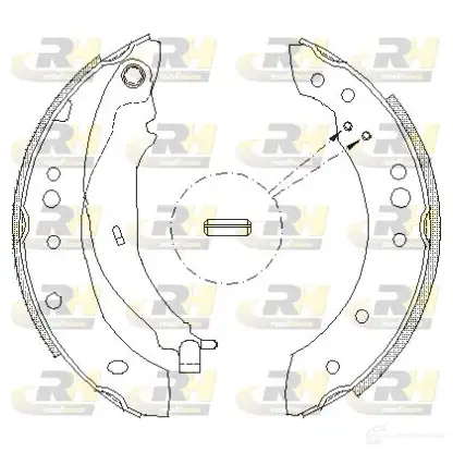 Тормозные колодки ROADHOUSE 1460035 4149.01 ZSX4 14901 WMPNGUT