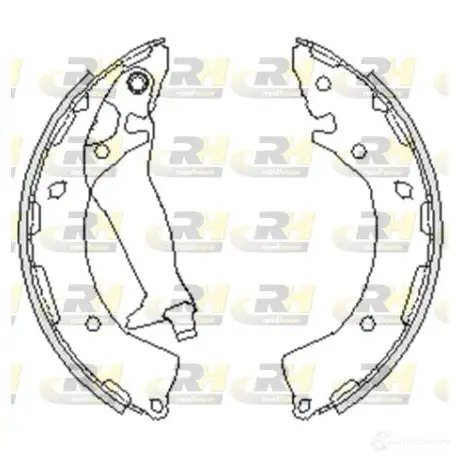 Тормозные колодки ROADHOUSE 4248.00 H3TG8I Z SX424800 1460151