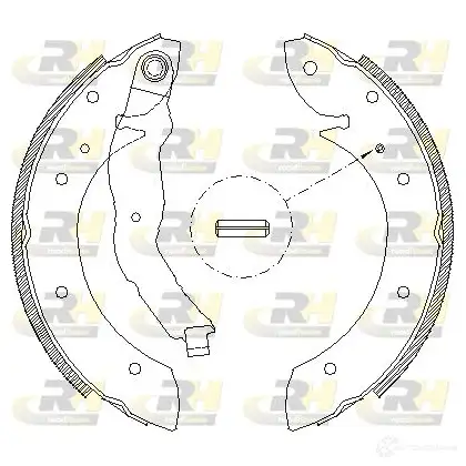 Тормозные колодки ROADHOUSE ZS X439600 4396.00 9VL1A 1460283