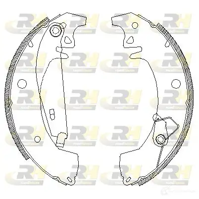 Тормозные колодки ROADHOUSE 1459943 ZSX 407801 N6IWZ8 4078.01