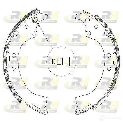Тормозные колодки ROADHOUSE ZSX40 8500 ZW1NZ5 1459952 4085.00