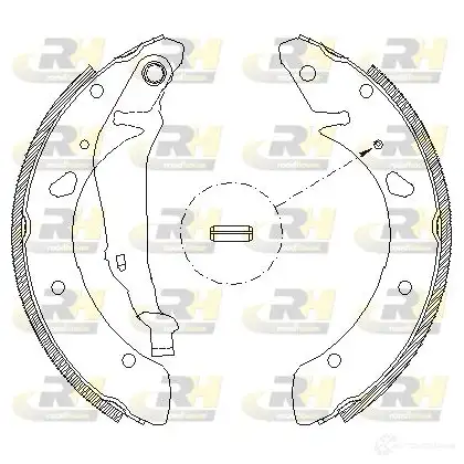 Тормозные колодки ROADHOUSE 4053.00 21YKTLK 1459911 ZSX40530 0