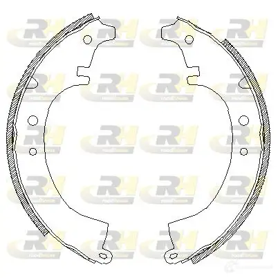 Тормозные колодки ROADHOUSE Z SX408700 4087.00 1459955 V7P1H2
