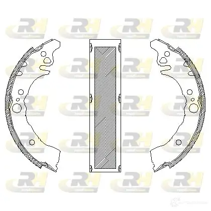 Тормозные колодки ROADHOUSE 4160.01 ZSX4 16001 1460049 4VBBVL