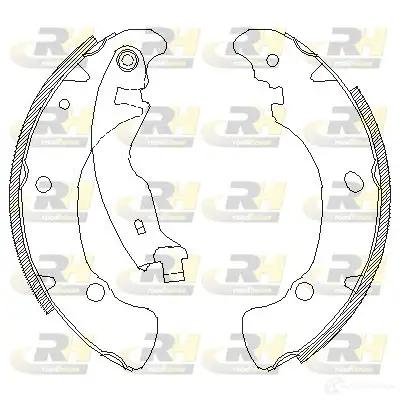 Тормозные колодки ROADHOUSE 1459897 4041.00 ZSX40 4100 K6702