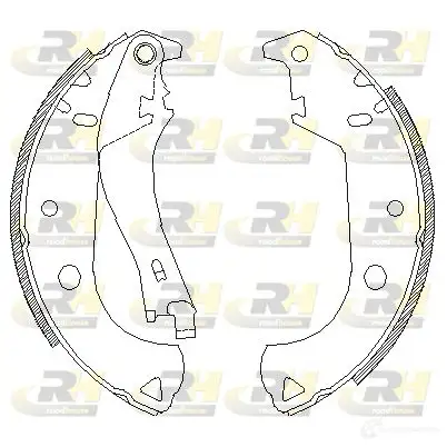 Тормозные колодки ROADHOUSE 1460006 ZS X412501 1OKZA 4125.01