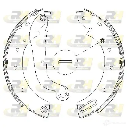 Тормозные колодки ROADHOUSE 1460333 U5T9RDM 4513.00 ZSX4513 00 изображение 0