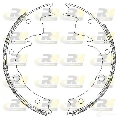 Тормозные колодки ROADHOUSE 4109.00 GA27RJ 1459988 ZS X410900