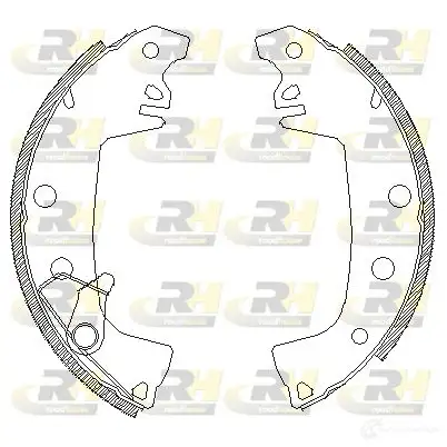 Тормозные колодки ROADHOUSE 4655.01 ZSX4655 01 1460380 RZHAJ
