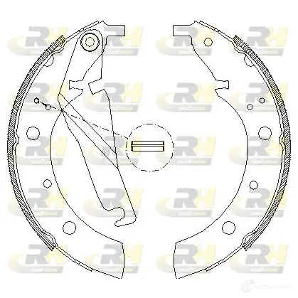 Тормозные колодки ROADHOUSE ZSX4173 00 1460064 QWO835X 4173.00