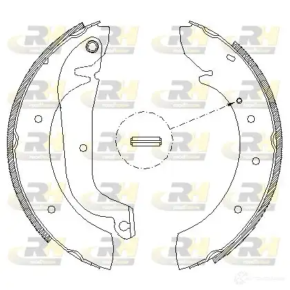 Тормозные колодки ROADHOUSE 494T2Y 4178.00 1460069 Z SX417800