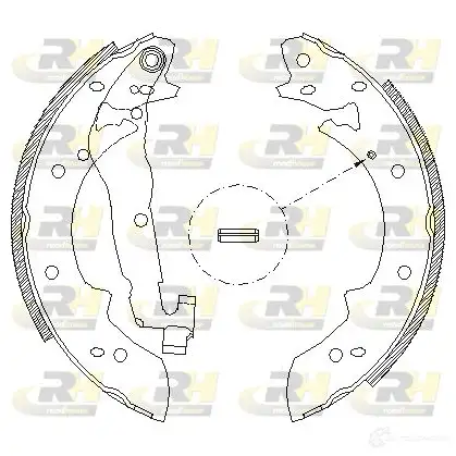 Тормозные колодки ROADHOUSE 4027.00 ZX A402700 1459881 F1E9NX изображение 0