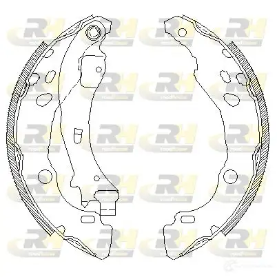 Тормозные колодки ROADHOUSE ZSX41520 1 1460040 4152.01 IJGP9IF