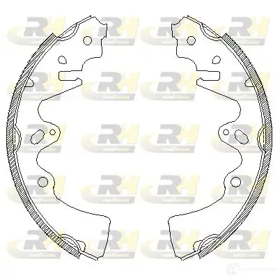 Тормозные колодки ROADHOUSE 6BX2RG 4348.00 Z SX434800 1460233