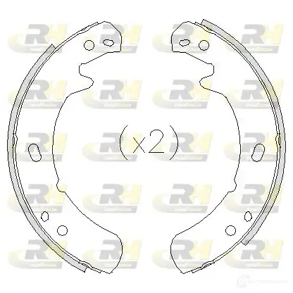 Барабанные колодки ROADHOUSE PR5NL 4209.00 ZSX 420900 1460110