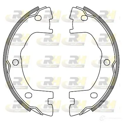 Барабанные колодки ROADHOUSE 4640.00 Z SX464000 O929N 1460363