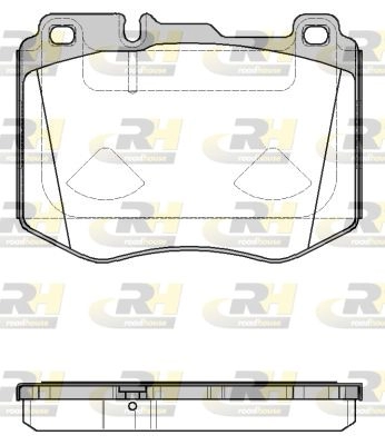 Тормозные колодки дисковые, комплект ROADHOUSE TY L39V 1439898856 21604.10 изображение 0