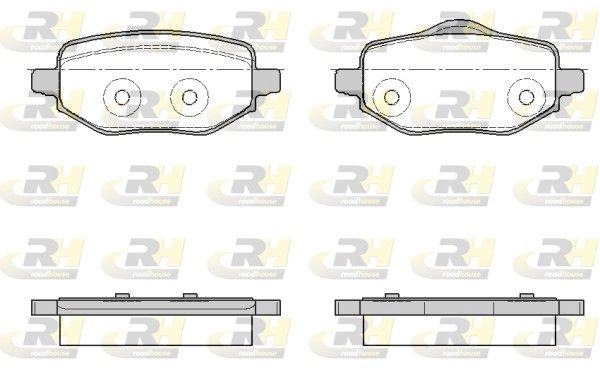 Тормозные колодки дисковые, комплект ROADHOUSE CZ0L JSC 1439898976 21952.00 изображение 0