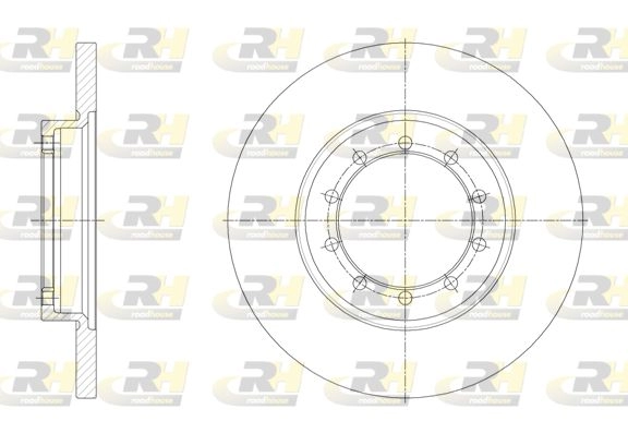 Тормозной диск ROADHOUSE 1440219095 62094.00 527E6Q F