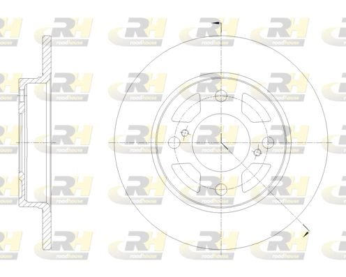 Тормозной диск ROADHOUSE 62099.00 QC 3613 1440219100