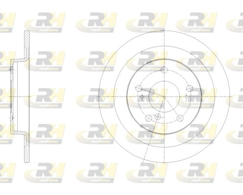 Тормозной диск ROADHOUSE 1440219101 62100.00 6ZKV OTD