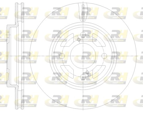 Тормозной диск ROADHOUSE C8M0W ET 1440219121 62120.10 изображение 0