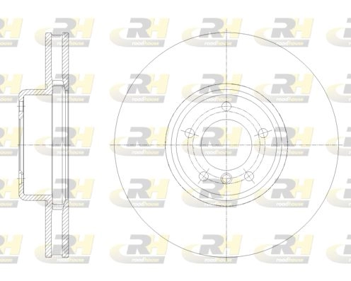 Тормозной диск ROADHOUSE 62126.10 ERZZ 2M5 1440219127
