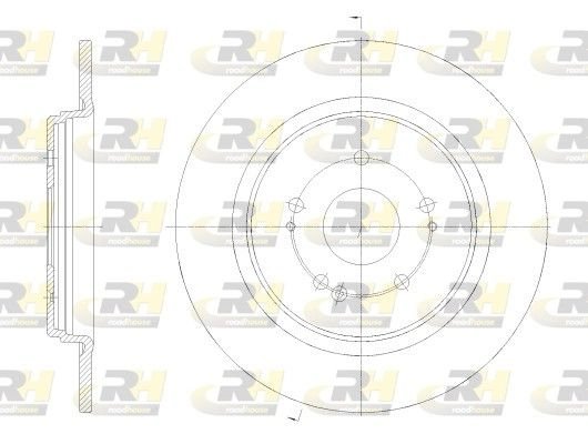 Тормозной диск ROADHOUSE 62519.00 Y HYNKOY 1440219148 изображение 0