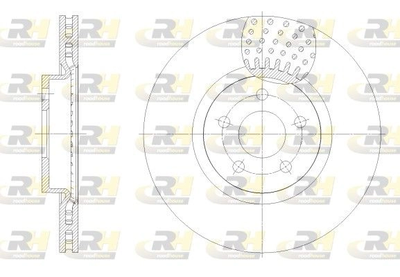 Тормозной диск ROADHOUSE 62549.10 R0WPR Z1 1440219173 изображение 0