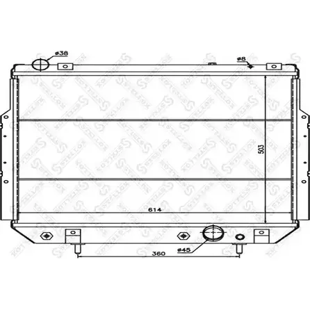 Радиатор охлаждения двигателя STELLOX 10-25625-SX PB977TZ U LPWCL 3599035