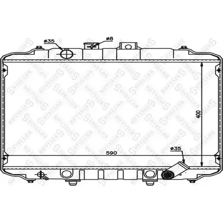 Радиатор охлаждения двигателя STELLOX 3599932 TSB377Q Y9JFVL H 10-26528-SX изображение 0