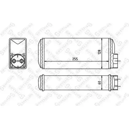 Радиатор печки, теплообменник STELLOX XR EJ4 3600417 NWKIQ 10-35146-SX изображение 0