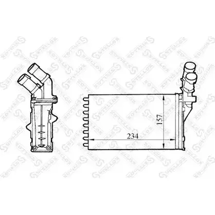 Радиатор печки, теплообменник STELLOX 10-35158-SX OFQTW CJ S2I 3600429