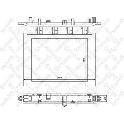 Радиатор печки, теплообменник STELLOX NJSCFL H 6U7CXT7 10-35211-SX 3600482