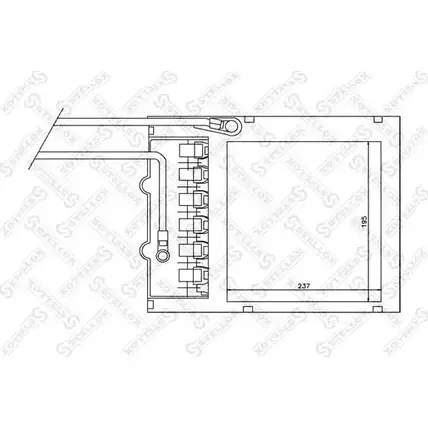 Радиатор печки, теплообменник STELLOX VGYGY A JMQ12 10-35215-SX 3600486