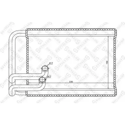 Радиатор печки, теплообменник STELLOX L9MB2 3600496 10-35225-SX 2 U3I8OV