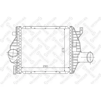 Интеркулер STELLOX GZ R36 1MTVU 10-40055-SX 3600755