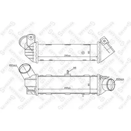 Интеркулер STELLOX 3600773 OW FCKTT 10-40073-SX MBQUA изображение 0