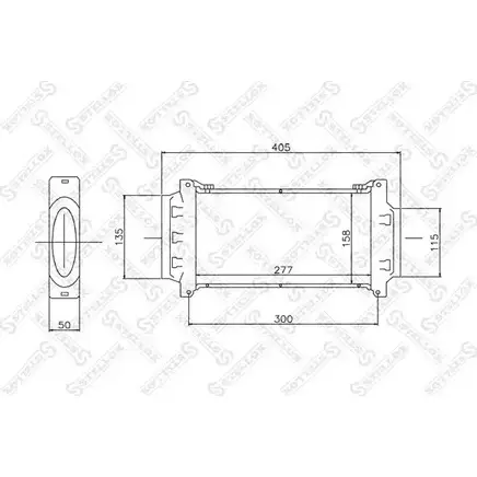 Интеркулер STELLOX MVQ ZAD 004QKN 10-40077-SX 3600777 изображение 0