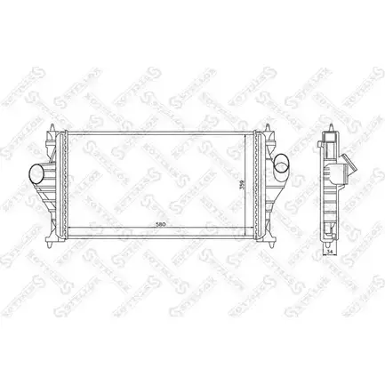 Интеркулер STELLOX 10-40170-SX Q1 GNZ 3600870 G0UOC7